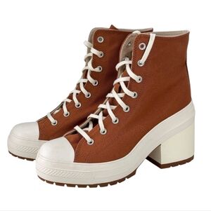 CONVERSE Chuck 70 De Luxe Heeled GR 82 Boot 12  NEW Women's Shoes A05253C Brown